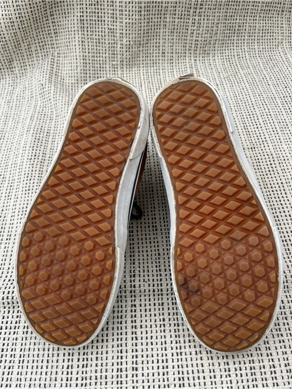 Vans Brown Suede and Navy Duck-Style Mid-Top Sneakers- Women’s 7